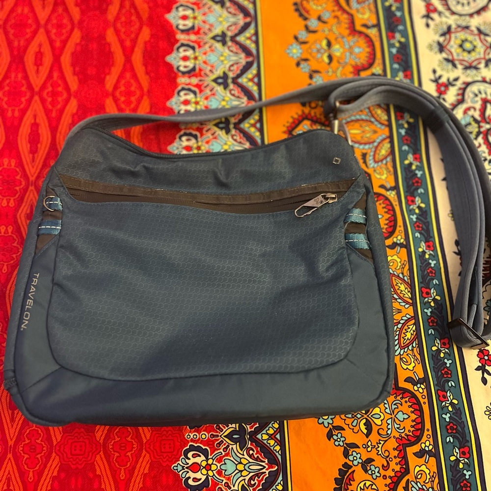 Travelon Dark Teal Shoulder Bag